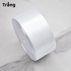 Cuộn ruy băng lụa trơn (bản 4cm)