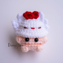 Móc khóa bé nấm handmade
