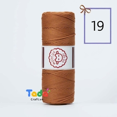 Sợi dệt trơn con cừu Woolies 2mm | Tada Craft