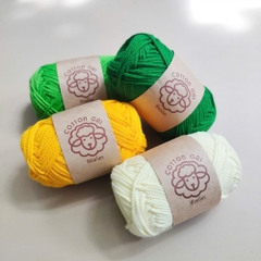 Sợi Cotton Gai 3mm Woolies 100g | Tada Craft