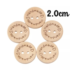 (10 cái) Nút Gỗ Handmade