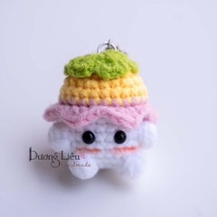 Móc khóa bé nấm handmade