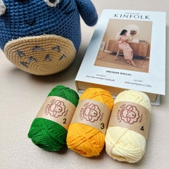 Sợi Cotton Gai 3mm Woolies 100g | Tada Craft