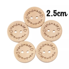 (10 cái) Nút Gỗ Handmade