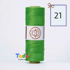 Sợi dệt trơn con cừu Woolies 2mm | Tada Craft