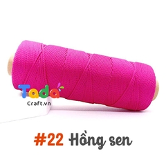 Sợi dệt trơn 2mm Craft Yarn 125g