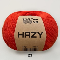 Len Hazy trơn 50g Craft Yarn | Tada Craft
