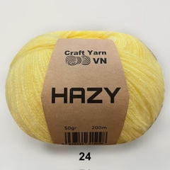 Len Hazy trơn 50g Craft Yarn | Tada Craft