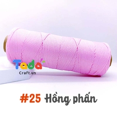 Sợi dệt trơn 2mm Craft Yarn 125g