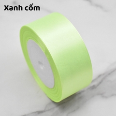 Cuộn ruy băng lụa trơn (bản 4cm)