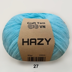 Len Hazy trơn 50g Craft Yarn | Tada Craft