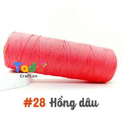 Sợi dệt trơn 2mm Craft Yarn 125g