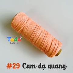 Sợi dệt ống kim tuyến tròn 2mm 125g | Tada Craft