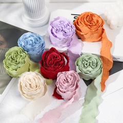 Ruy băng vải bèo 2.5cm (bán mét) | Tada Craft