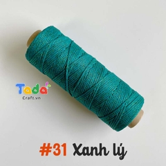 Sợi dệt ống kim tuyến tròn 2mm 125g | Tada Craft