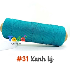 Sợi dệt trơn 2mm Craft Yarn 125g