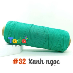 Sợi dệt trơn 2mm Craft Yarn 125g