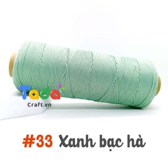 Sợi dệt trơn 2mm Craft Yarn 125g