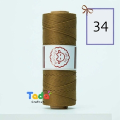 Sợi dệt trơn con cừu Woolies 2mm | Tada Craft
