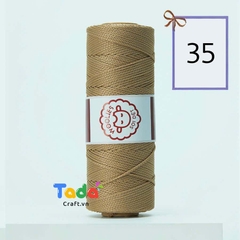 Sợi dệt trơn con cừu Woolies 2mm | Tada Craft