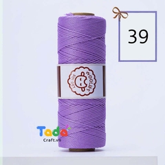 Sợi dệt trơn con cừu Woolies 2mm | Tada Craft