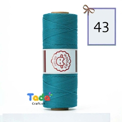 Sợi dệt trơn con cừu Woolies 2mm | Tada Craft