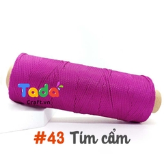 Sợi dệt trơn 2mm Craft Yarn 125g