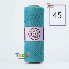 Sợi dệt trơn con cừu Woolies 2mm | Tada Craft