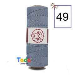 Sợi dệt trơn con cừu Woolies 2mm | Tada Craft