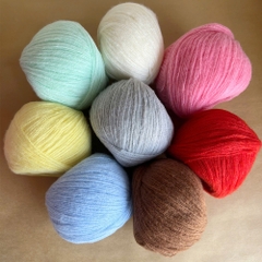 Len Hazy trơn 50g Craft Yarn | Tada Craft