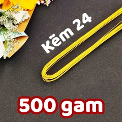 Kẽm xi nẹp cánh hoa, lá handmade | Tada Craft