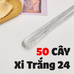Kẽm xi nẹp cánh hoa, lá handmade | Tada Craft
