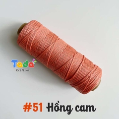 Sợi dệt ống kim tuyến tròn 2mm 125g | Tada Craft