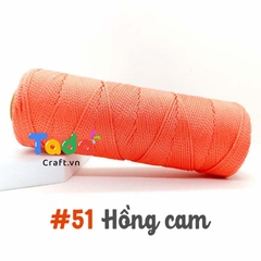 Sợi dệt trơn 2mm Craft Yarn 125g