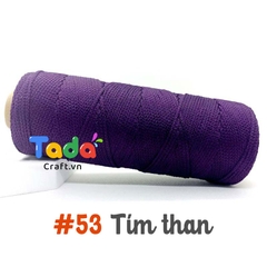 Sợi dệt trơn 2mm Craft Yarn 125g