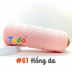 Sợi dệt trơn 2mm Craft Yarn 125g