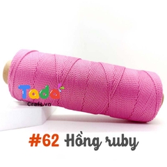 Sợi dệt trơn 2mm Craft Yarn 125g