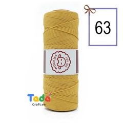 Sợi dệt trơn con cừu Woolies 2mm | Tada Craft