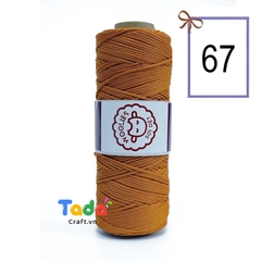 Sợi dệt trơn con cừu Woolies 2mm | Tada Craft
