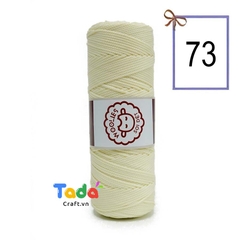 Sợi dệt trơn con cừu Woolies 2mm | Tada Craft