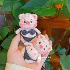 (Set 5 cái) Mũi heo dán thú bông handmade | Tada Craft