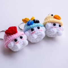 Móc khóa bé nấm handmade