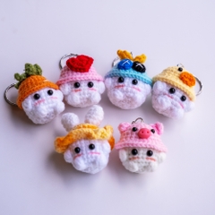 Móc khóa bé nấm handmade