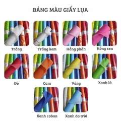 Giấy lụa, giấy vân long gói hoa (cuộn 12 mét)
