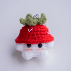 Móc khóa bé nấm handmade
