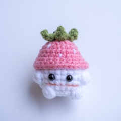 Móc khóa bé nấm handmade