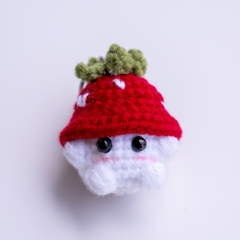 Móc khóa bé nấm handmade