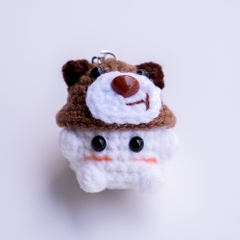 Móc khóa bé nấm handmade