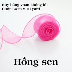 Cuộn ruy băng voan không lõi dài 5m | Tada Craft