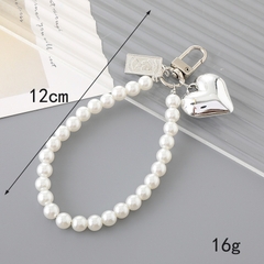 Dây đeo ngọc trai làm dây đeo điện thoại, túi xách | Tada Craft